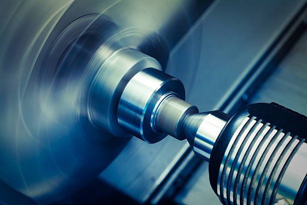 CNC Lathe Processing. CNC Lathe Processing. machinery stock pictures, royalty-free photos & images