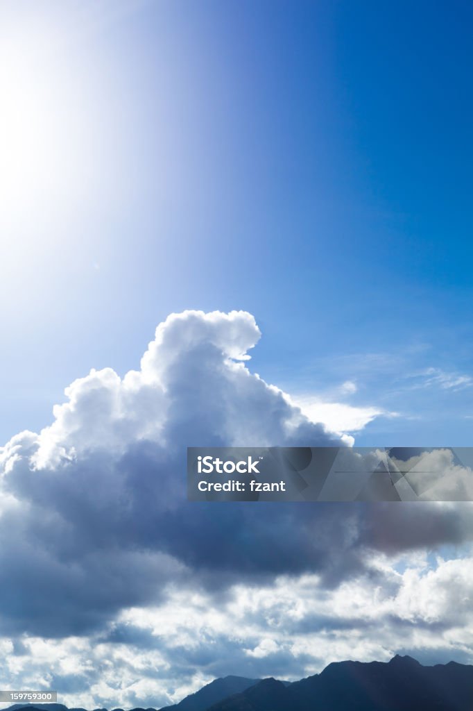 Clear Blue Sky Abstract Stock Photo