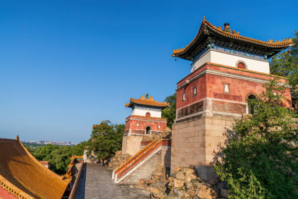 istock Ancient architectural scenery of the Summer Palace in Beijing, China 1597635505