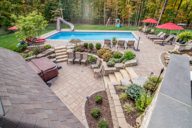 istock Backyard pool parties are the perfect event at this home 1597705619