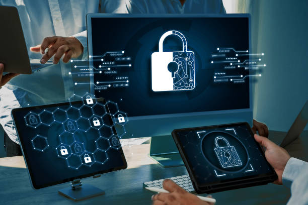 istock CYBER SECURITY Business technology Antivirus Alert Protection Security and Cyber Security Firewall Cybersecurity and information technology 1597729170