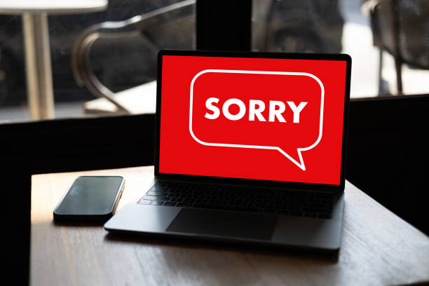 istock SORRY word concept message to sad i made a mistake unhappy person unhappy note is a problem fail sign communication sorry apology 1597729442