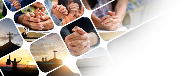 istock Christian Religion concept background. card design template. 1597754678