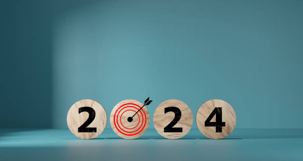 istock Countdown to 2024. Loading year from 2023 to 2024. New year start concept 1597800055