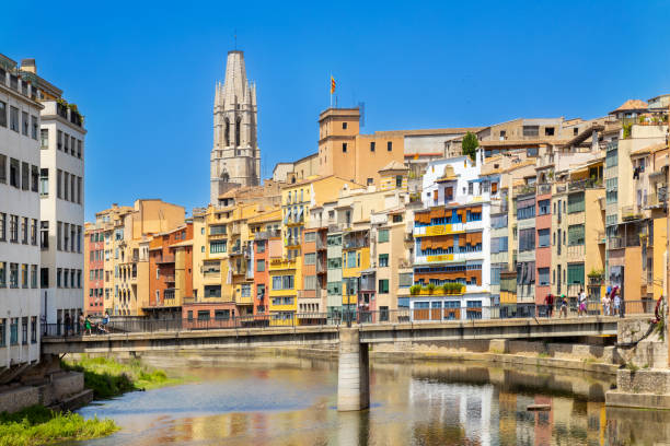 istock Onyar river, medieval town Girona,  Catalania, Spain 1597854706