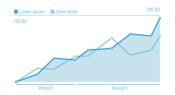 Blue Table Chart Theme Vintage Blue Charts Template For Infographics Flat Vector Illustration ...