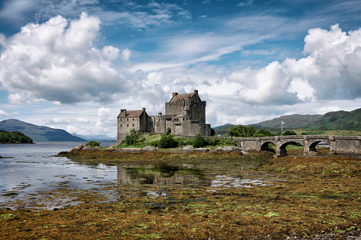 Dusk on a famous Scottish castle