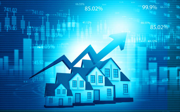 istock Real estate market, graph, up arrow 1597999249