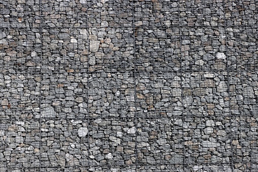 Perfect new gabion wall texture