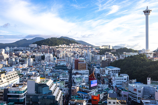 Busan, a large port city in South Korea, is known for its beaches, mountains and temples.