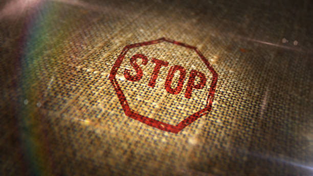 istock Stop and blocked stamp and stamping 1598085081