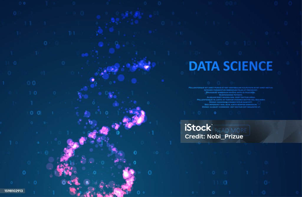 Big Genomic Data Visualization Stock Illustration - Download Image Now ...