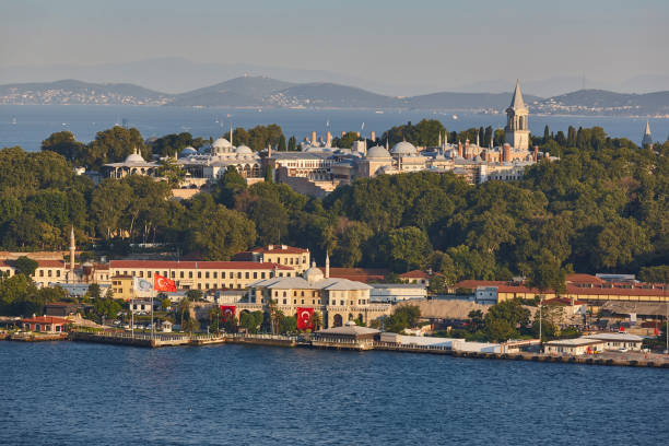 istock Topkapi palace and bosporus strait. Istanbul skyline. Turkey 1598154618