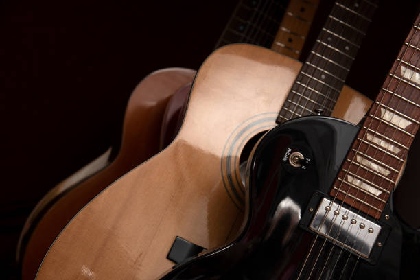 istock Close up of guitars 1598278761