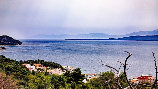 croatia coastline between split and dubrovnik