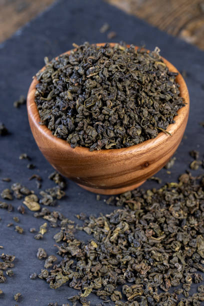 istock ready for making green tea dried high-quality tea leaves 1598353528