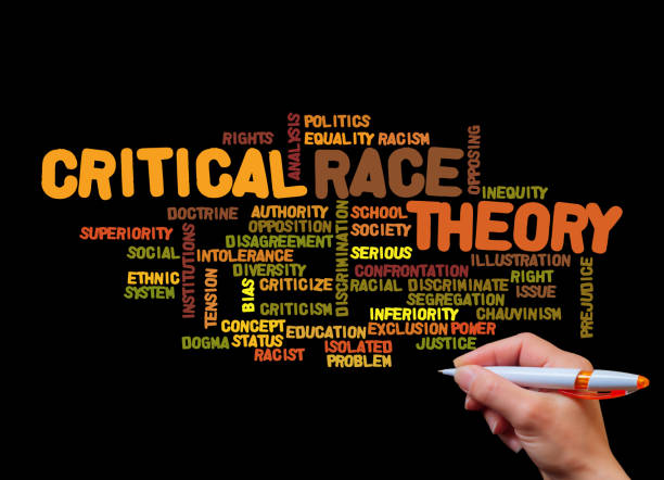 istock Word Cloud with Critical Race Theory concept, isolated on a black background 1598396871