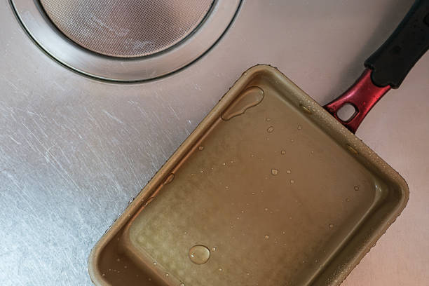 istock Used frying pan in the kitchen sink 1598444638
