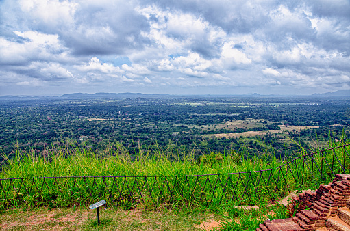 View from Sigiriya, called Lion Rock. Sri Lanka. High quality photo