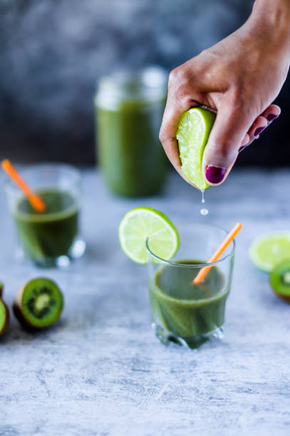 istock Green smoothie glasses 1598551710