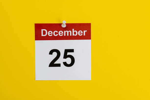 istock December 25 calendar on yellow background 1598565791