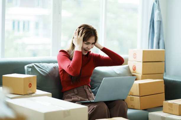 istock Small business owner stressed by declining sales 1598657553