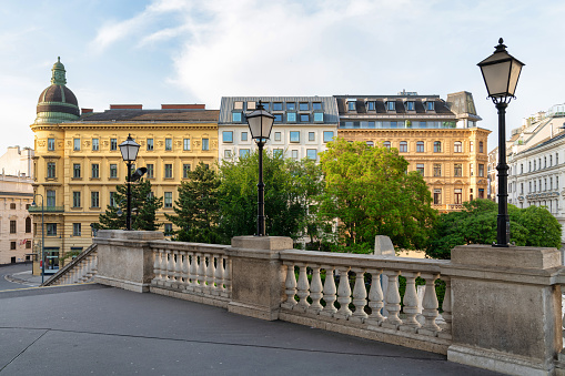 This image is a visual serenade to Vienna, capturing the city's elegant architecture and timeless harmony of history and modernity.