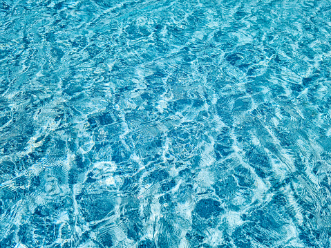 Water surface of a swimming pool in Malta.