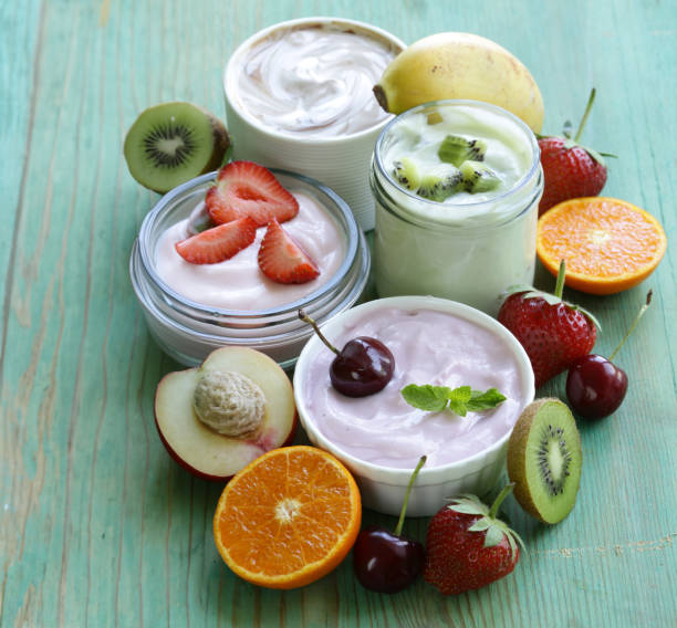istock various yogurts with fresh berries and fruits 1598810830