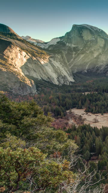 Yosemite Valley Sunrise Landscape