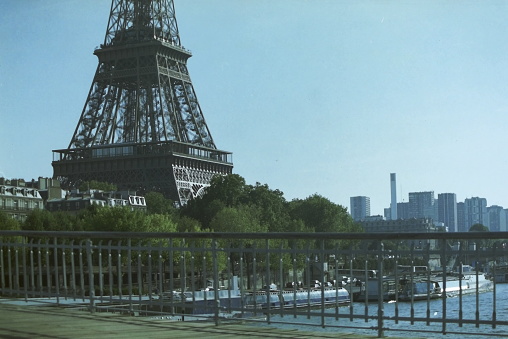 Paris, France - cityscape view with Eiffel Tower. UNESCO World Heritage Site.