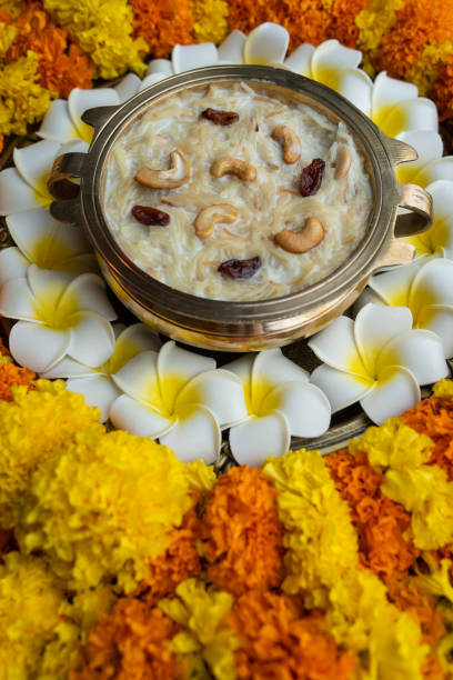 istock Semiya Payasam with Onam Pookalam 1598814651