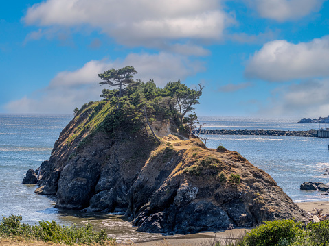 Sea Stack rocks on the Oregon Coast.