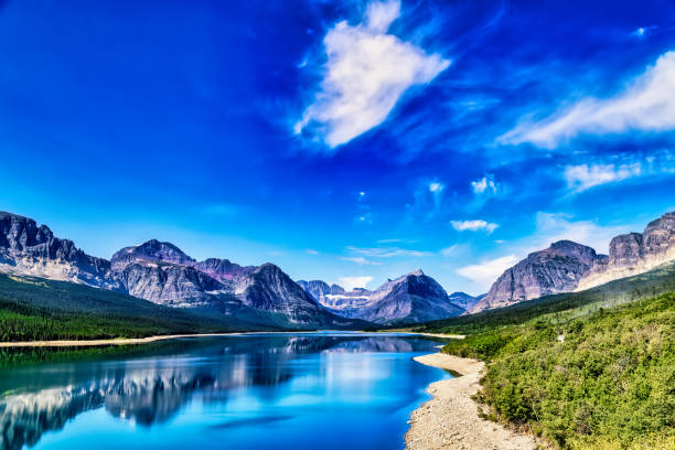 istock Lake Sherburne - Glacier National Park in Montana 1598820954