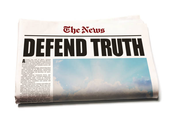 istock Defend Truth, says headline on newspaper front page 1598858010