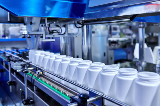 istock Pharmaceutical Factory's Production Line 1598859158