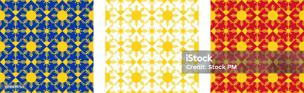 Sun Cultural Pattern Sun Pattern Set Vector Illustration Stock Illustration - Download Image ...