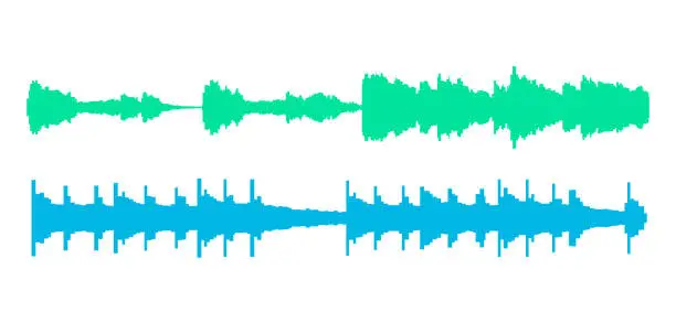 Vector illustration of Seismogram earthquake seismic graph diagram. Seismometer or sound waves vibration richter activity