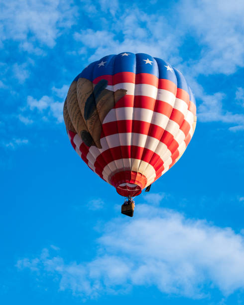 istock Patriotic Hot Air Balloon 1598910099