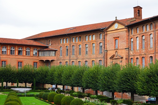 Toulouse, France. Historic hospital of the University of Toulouse.
