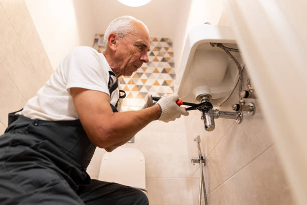 istock The professional mature plumber fixing the sink 1598931553