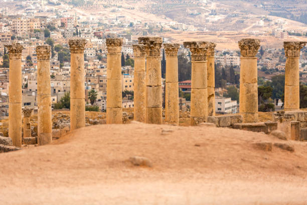 istock Ancient roman ruins of Jerash Gerasa, Jordan 1598990937