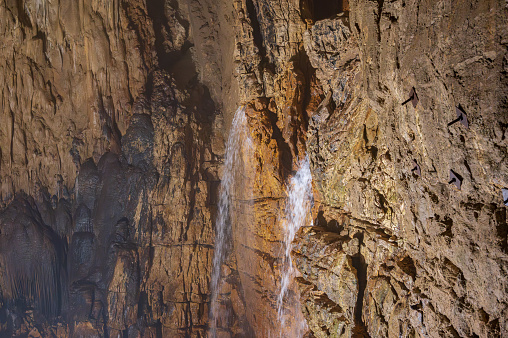 The Stiffe caves are a complex of karst caves located near Stiffe, in the municipality of San Demetrio ne' Vestini, in Abruzzo, included in the Sirente-Velino regional natural park