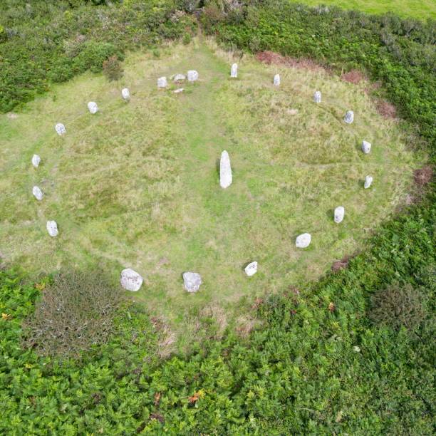 istock Boscawen-un Stone Circle, Penzance, Cornwall 1599085310