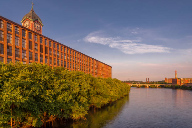 istock Ayer Mill at Sunrise, Lawrence MA 1599120264