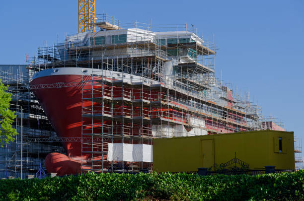 istock New ferry in construction in ship yard at Port Glasgow 1599166359