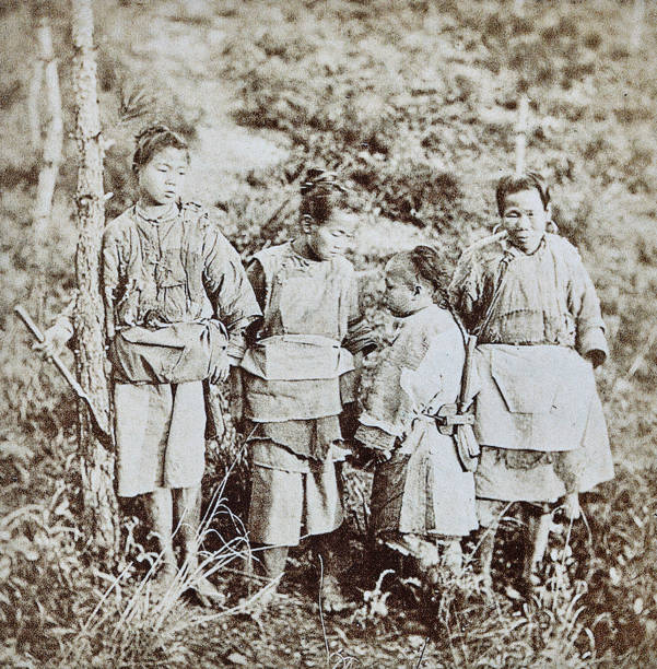 istock China, woodcutters in the Fujian province, 1880s 1599166911