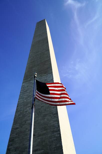 istock An American Flag at the Washington Monument 1599187746