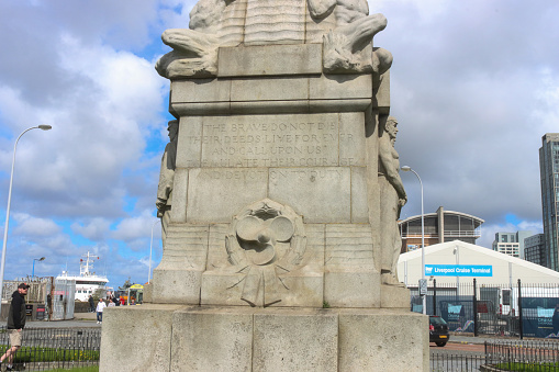 A War Memorial located at the Pier Head and Waterfront at Liverpool City Centre