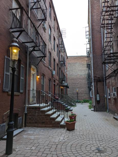 istock Residential Alley in Boston's North End 1599203389